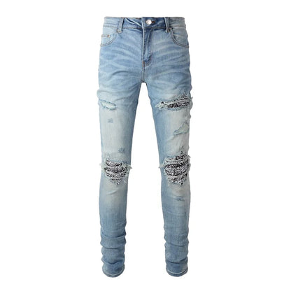 JEANS AMIRI – GREY/BLUE