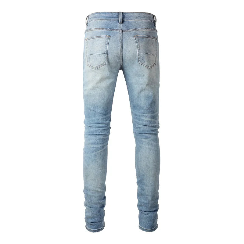 JEANS AMIRI – GREY/BLUE