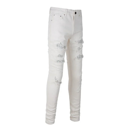 JEANS AMIRI – WHITE DIAMONDS