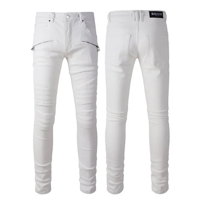 JEANS AMIRI – WHITE ZIP