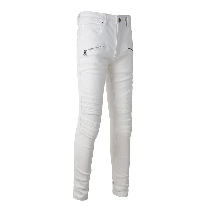 JEANS AMIRI – WHITE ZIP