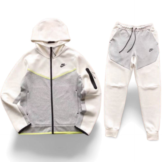 TECH FLEECE – WHITE AND GREY