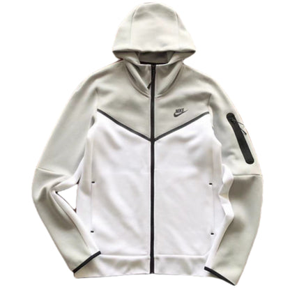 TECH FLEECE – LIGHT GREY AND WHITE