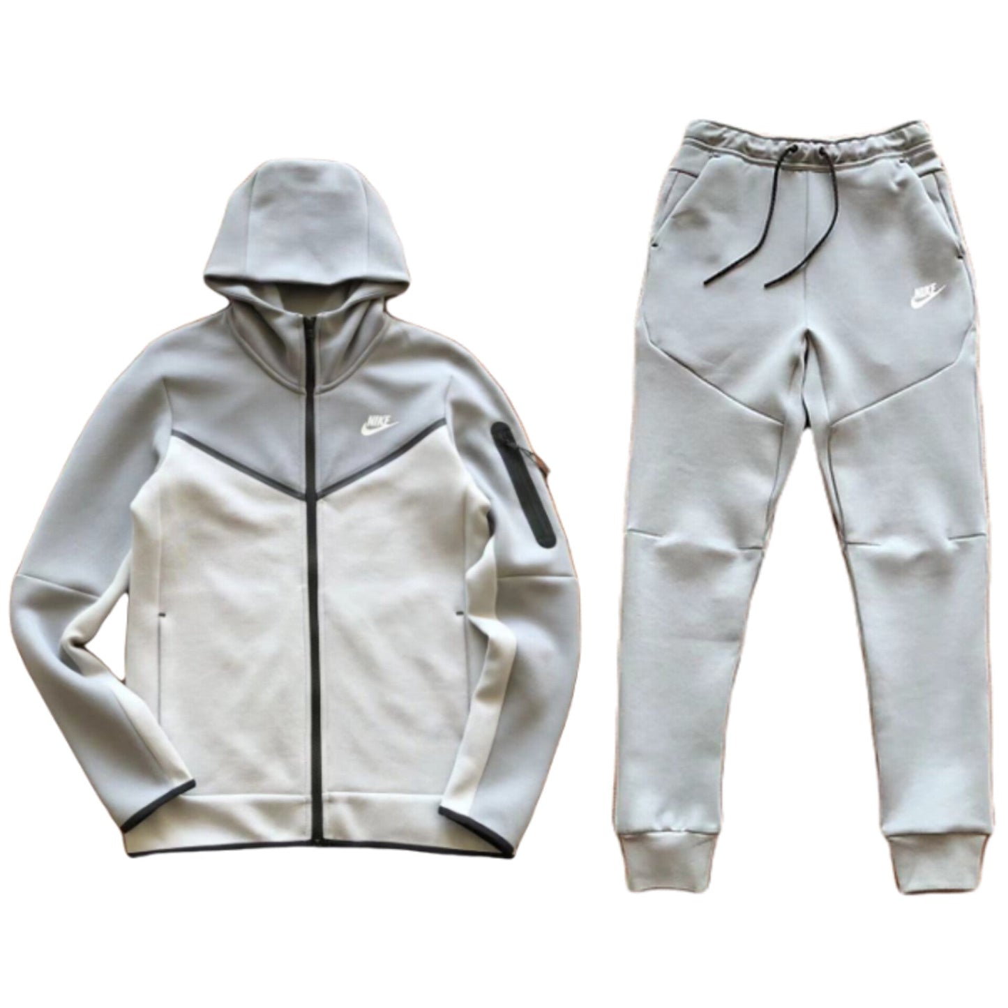 TECH FLEECE – GREY AND WHITE