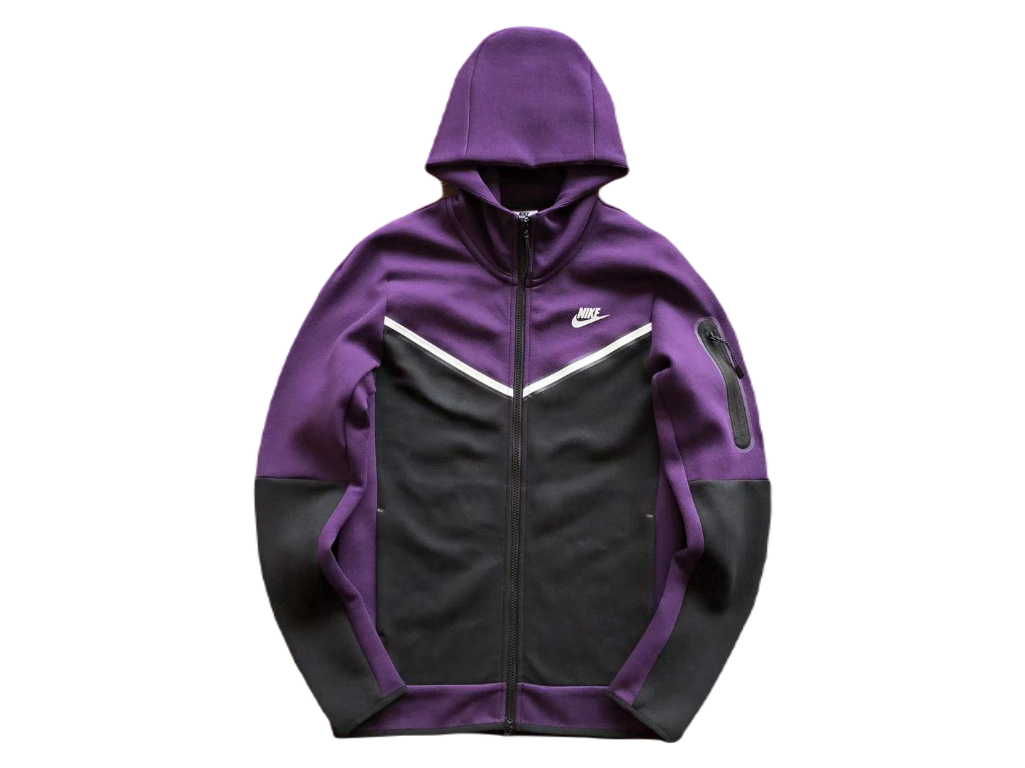 NK TECH FLEECE – PURPLE/BLACK (completa