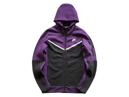 NK TECH FLEECE – PURPLE/BLACK (completa