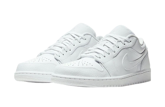 J1 LOW - RETRO TRIPLE WHITE – Ice Drip