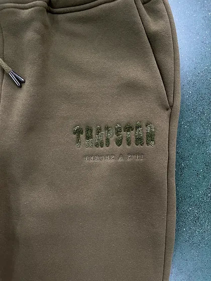 TRACKSUIT- ARMY GREEN EMBROIDERY